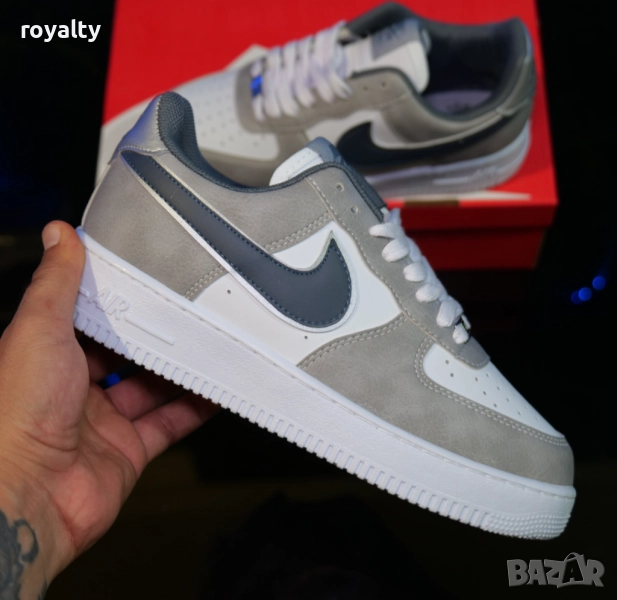 Маратонки Nike Air Force 1 мъжки маратонки бяло и сиво, снимка 1
