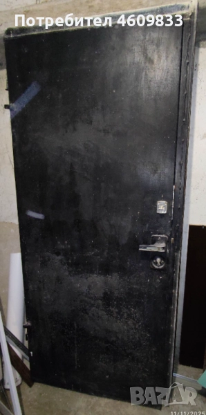 Метална входна врата с каса, снимка 1