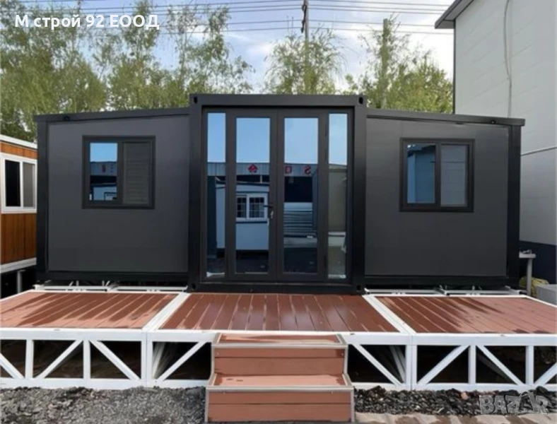 Сглобяема къщичка контейнер 37м2 М СТРОЙ 92 Стара Загора готова къща или офис, снимка 1