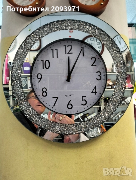 Луксозен огледален часовник, снимка 1