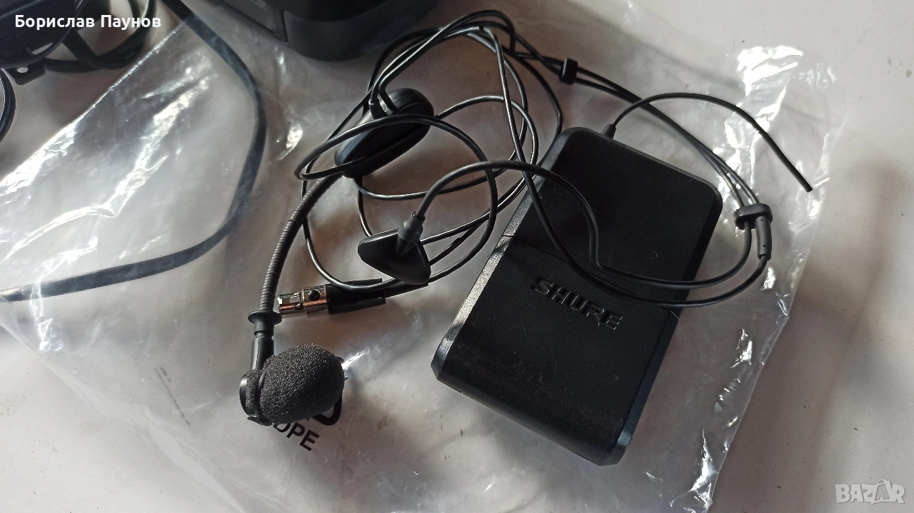 Безжична микрофонна система за глава SHURE PG4, PG1, PG30 , снимка 1