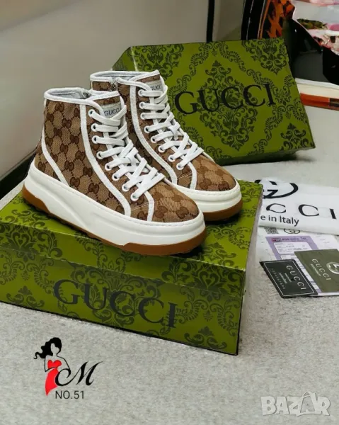 дамски кецове gucci , снимка 1