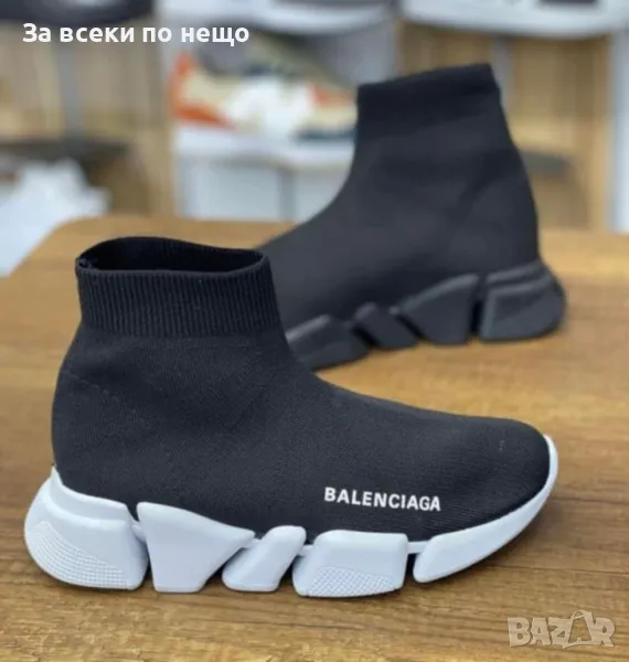 BALENCIAGA унисекс кецове тип чорап висок клас реплика, снимка 1