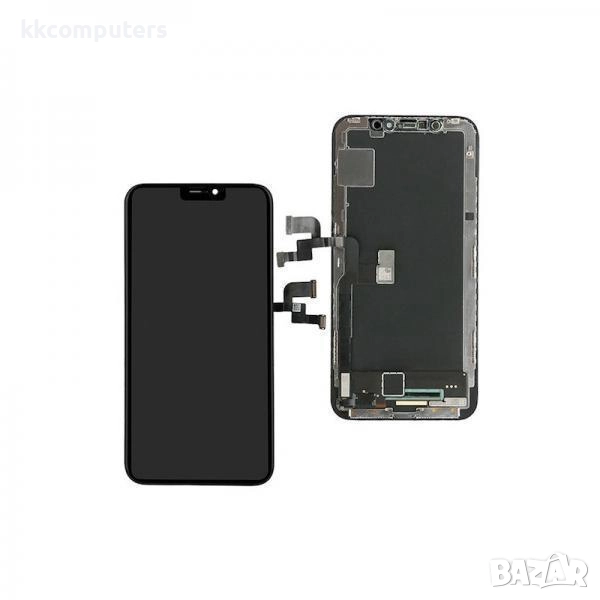 GX INCELL Съвместим LCD Дисплей за iPhone X 5.8' + Тъч скрийн / Черен / Баркод : 484243, снимка 1