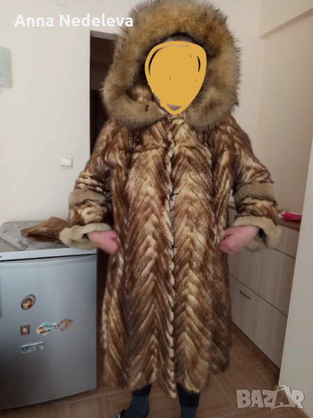 Пальто / шуба от естествена кожа с косъм, снимка 1