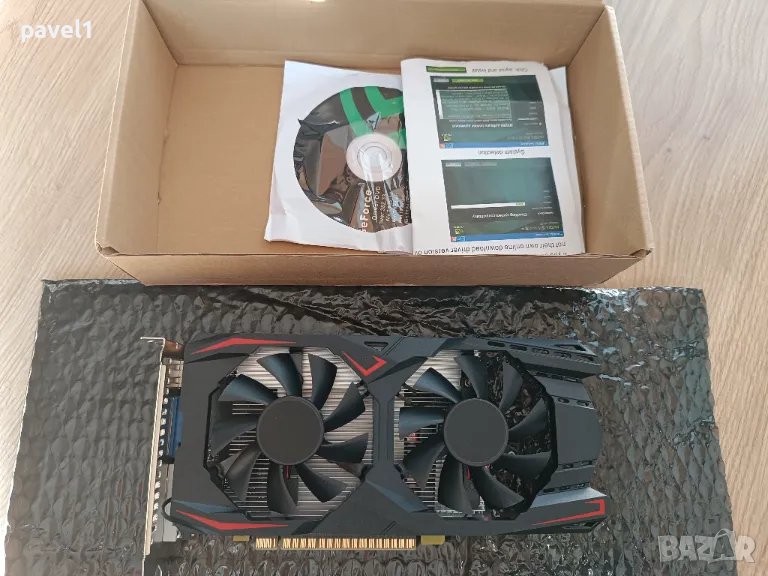 Чисто нова видео карта Nvida 1050ti 4GB RAM DDR5 128BIT PCI-E, снимка 1