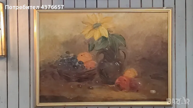Натюрморт  масло, снимка 1