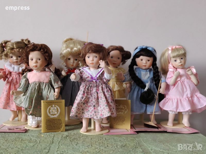 Порцеланови кукли Дните от седмицата Franklin Heirloom Dolls , снимка 1