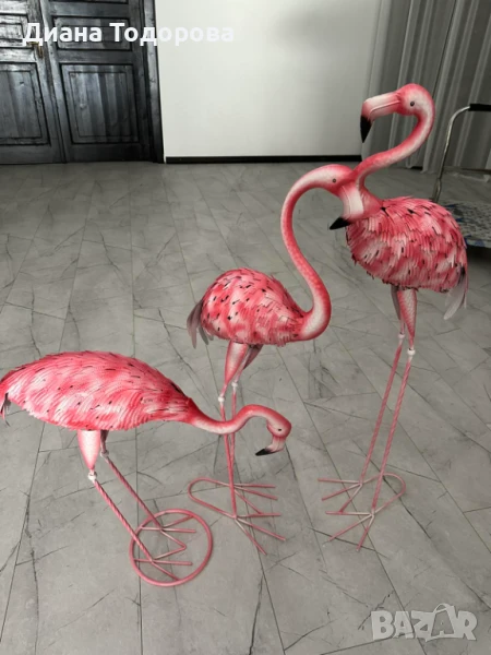 Декорация розово фламинго, снимка 1