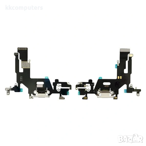 Лентов кабел за APPLE iPhone 11 с бял конектор зареждане, микрофон Original, снимка 1