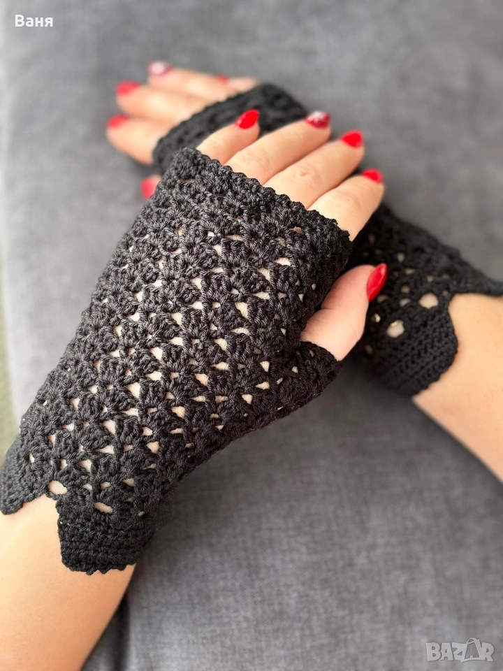 Памучни дамски ръкавици, снимка 1