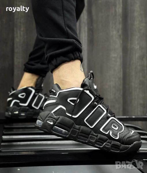 N17-Nike Air More Uptempo черни дамски маратонки , снимка 1