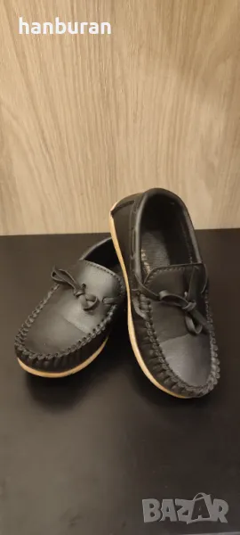 Черни детски мокасини, размер 27, снимка 1