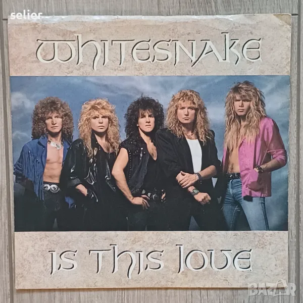 Whitesnake ‎– Is This Love / Bad Boys Малка плоча 7-ца Американско издание 1987г Състояние :VG++/NEA, снимка 1