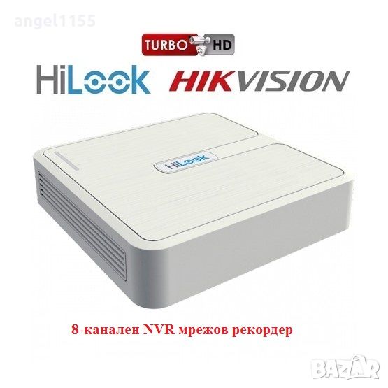 8-канален NVR мрежов рекордер "HIKVISION" серия "HiLook", снимка 1