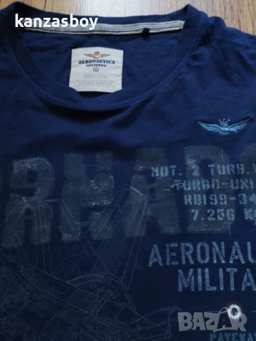 aeronautica militare - страхотна мъжка тениска XL, снимка 3 - Тениски - 51119423