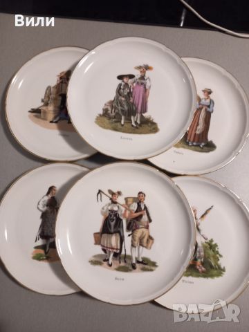 Винтажни швейцарски чинии от лимитирани серии,  , снимка 1 - Антикварни и старинни предмети - 45180904