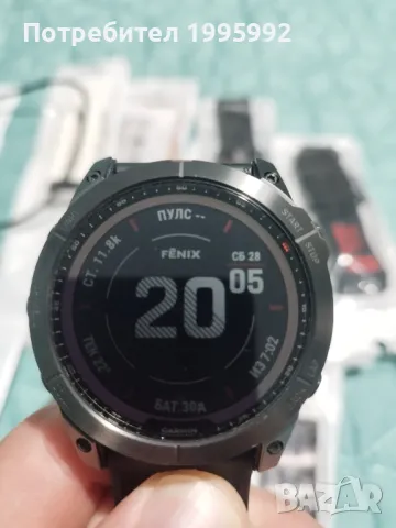 Garmin Fenix 7x Solar,Гармин Феникс 7х солар, снимка 2 - Смарт часовници - 47388817