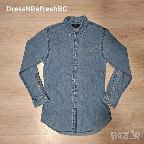 Мъжка дънкова риза Polo Ralph Lauren - Slim Fit, размер S