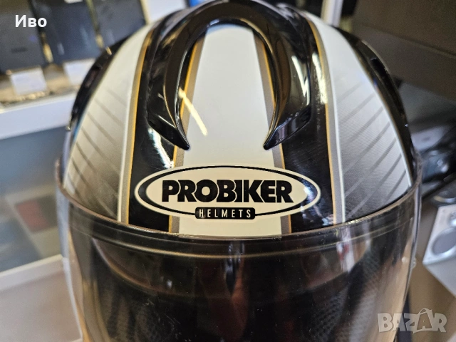 Мотоциклетна каска PROBIKER Helmets Размер - М В отлично състояние., снимка 3 - Аксесоари и консумативи - 53243501