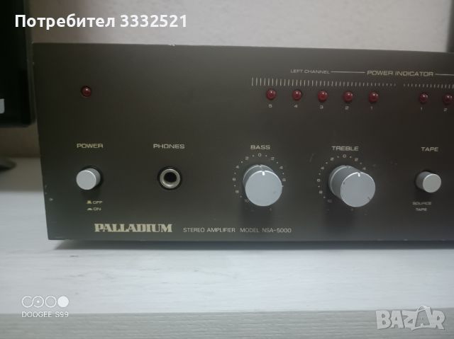 Vintage усилвател Palladium NSA-5000, снимка 7 - Ресийвъри, усилватели, смесителни пултове - 46514727