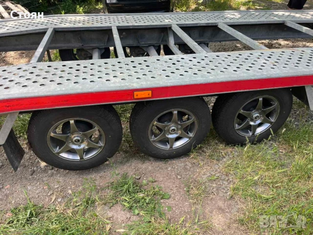 джанти с гуми за платформа, ремарке , снимка 2 - Гуми и джанти - 50575827