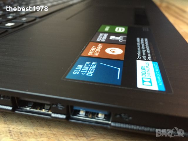 15.6 Lenovo G50-70`Core i3-4005U/8GB RAM/256GB SSD/AMD R5 M230-2GB/Бат 3ч/HDMI/USB 3.0, снимка 6 - Лаптопи за работа - 46467917