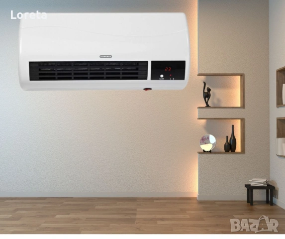 ПРОМОЦИЯ!! Печка керамична , 2000W, стенна с 2 години гаранция ! , снимка 2 - Отоплителни печки - 53459690