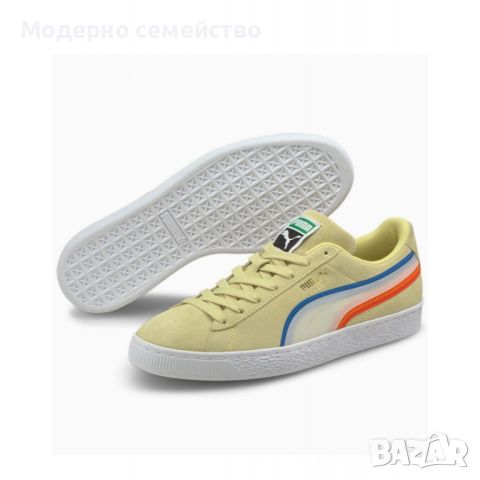 Дамски кецове  puma suede triplex tech sneakers shoes yellow, снимка 2 - Кецове - 46760607