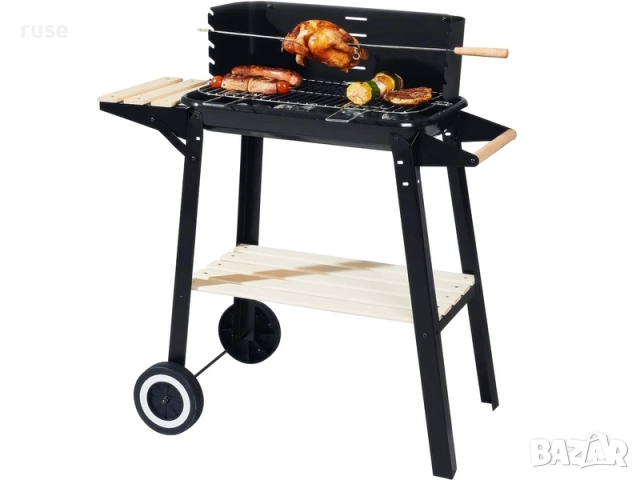 НОВИ! Барбекю количка грил на дървени въглища , снимка 12 - Барбекюта - 52399550
