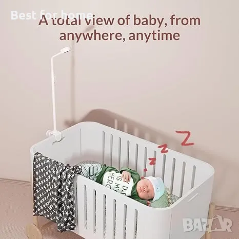 Видео с монитор с бебешка камера NETVUE, снимка 5 - Бебефони - 49150657