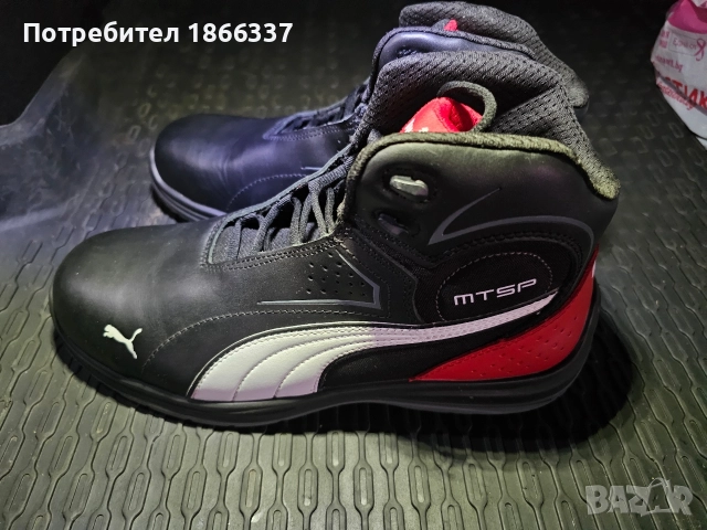 Работни обувки Puma 45 PUMA TOURING BLACK MID S3 ESD SRC