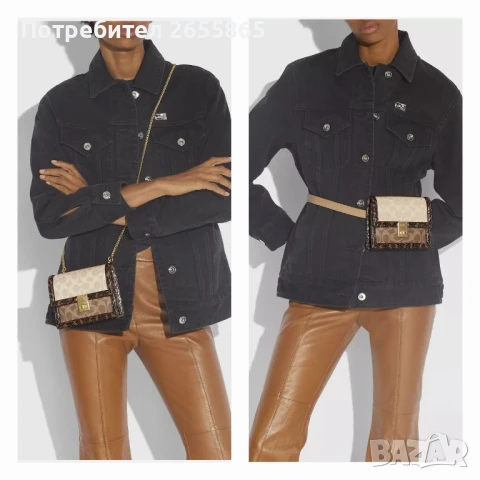 Мини чанта COACH, снимка 2 - Чанти - 50607976