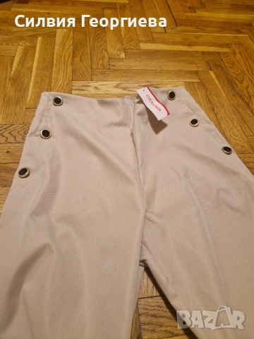 елегантен панталон с висока талия, снимка 2 - Панталони - 53993669