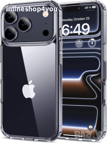 Прозрачен Кейс SPACE CASE за Apple iPhone 17 Pro / Max, снимка 5 - Калъфи, кейсове - 51855310