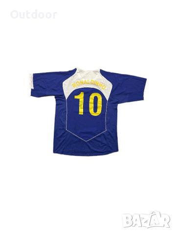 Мъжка тениска Nike x Brazil NFT Ronaldhino, размер L, снимка 3 - Тениски - 45113166