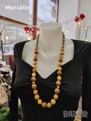 Гердан с дървени мъниста АРТ №116