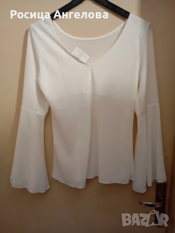 Нова Vincent Croce спортно елегантна дамска италианска блуза , снимка 6 - Блузи с дълъг ръкав и пуловери - 51290488