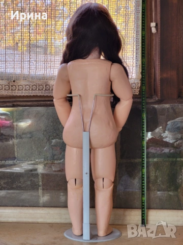 Огромна антична кукла 1907 Jumeau 80 см, снимка 13 - Антикварни и старинни предмети - 54172064