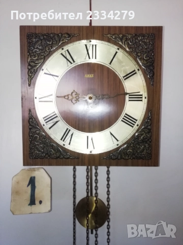 Стари стенни часовници от различни марки, държави игодиниа, снимка 2 - Антикварни и старинни предмети - 52017758