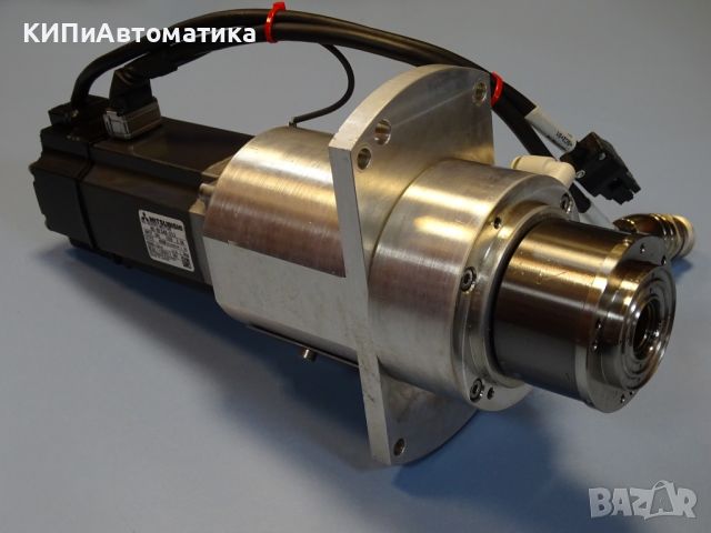 Серво мотор MITSUBISHI HC-KFS46-S13 AC servo motor, куплунг R+W, корпус IPW-800 L30, снимка 8 - Резервни части за машини - 46742985