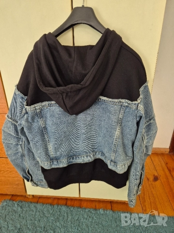 дънково яке с памучна част Радис, снимка 3 - Якета - 52962606