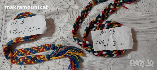 Колани, връви, ширити, връзки, народна носия, аксесоар, снимка 2 - Колекции - 38614997