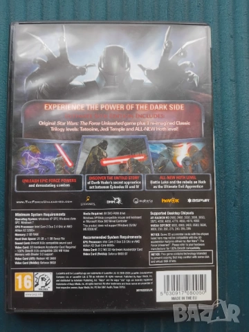 Star Wars The Force Unleashed (Ultimate sith edition ) компютърна игра, снимка 2 - Игри за PC - 53929454