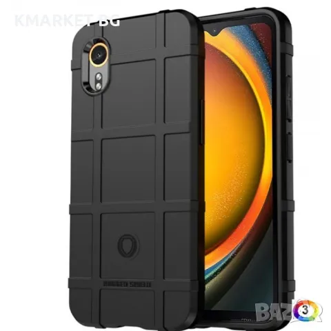 Samsung Galaxy Xcover7 Удароустойчив Square Grid Design TPU Калъф и Протектор, снимка 3 - Калъфи, кейсове - 47878679