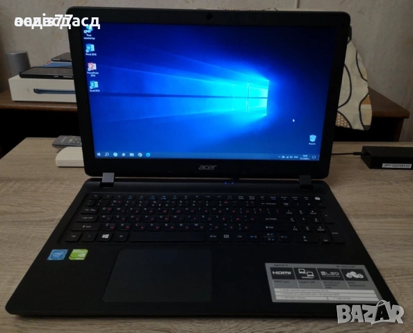  127 евро, лаптоп ACER 15,6  WIN 11, SSD 128gb   RAM 10 GB,КАТО нов ,с батерия и зарядно, снимка 5 - Друга електроника - 54266261