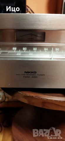 Nikko AM/FM stereo tuner, снимка 2 - Ресийвъри, усилватели, смесителни пултове - 51409577