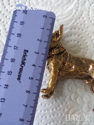 Бронзова фигурка на френски булдог 52529, снимка 3 - Антикварни и старинни предмети - 52730713