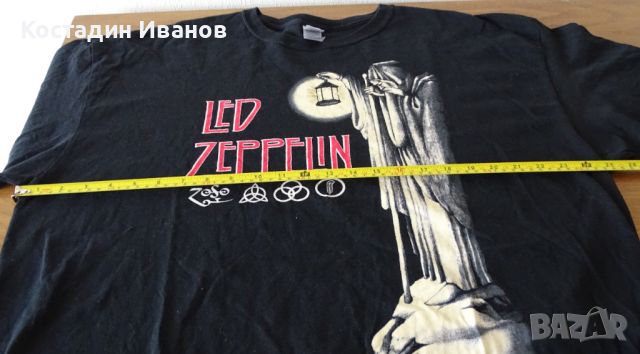 Led Zeppelin метъл рок тениска Лед Цепелин, снимка 2 - Тениски - 46736044