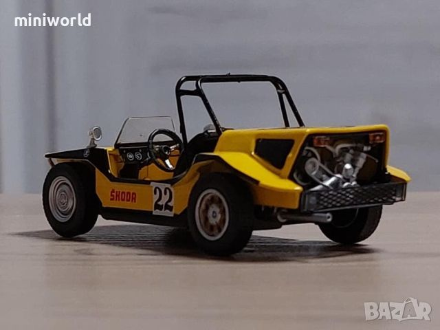 Skoda Buggy Autocross 1971 - мащаб 1:43 на DeAgostini моделът е нов в блистер, снимка 3 - Колекции - 46021448